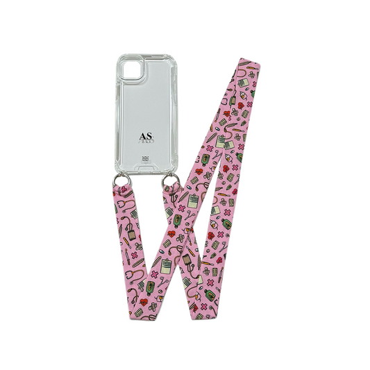Funda con correa de tela